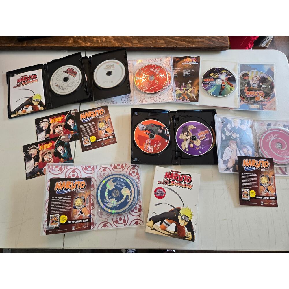Naruto Shippuden DVD Lot Movies Box Set Volumes Anime Collection